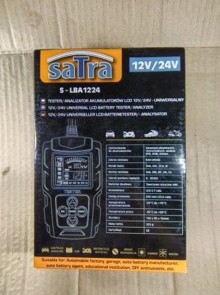 Comprobador Batería SATRA S-LBA1224 Digital