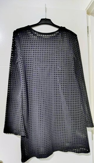Vestido Mango Negro Talla S