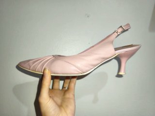 Lote 2 tacones negros y rosas