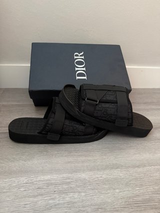 Sandalias Dior Negras Talla 44 Nuevas