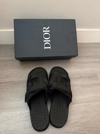 Sandalias Dior Negras Talla 44 Nuevas
