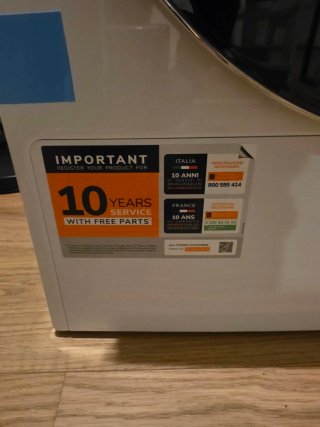 Secadora Whirlpool 9kg 6th Sense como nueva