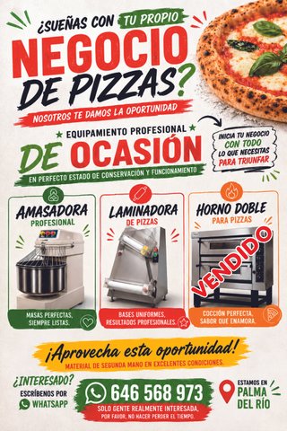 Maquinaria Profesional para Pizzería