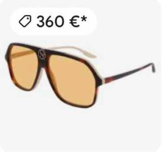 Occhiali vintage Gucci unisex