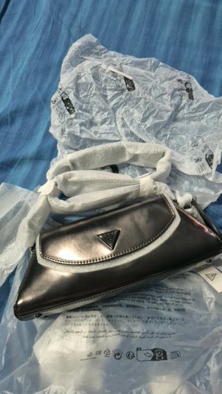 Guess Mini Borsa a spalla Bolena laminata