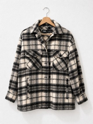 Chaqueta Zara cuadros Talla XS