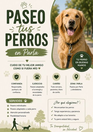 Paseador de perros.