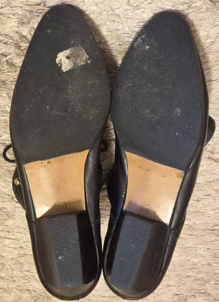Botines negros cordones talla 38