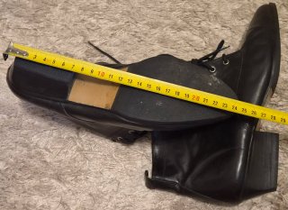 Botines negros cordones talla 38