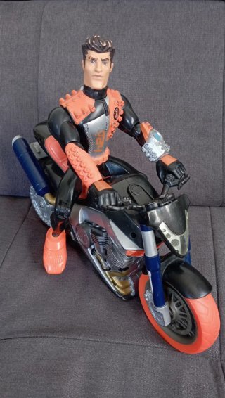 Action Man con moto