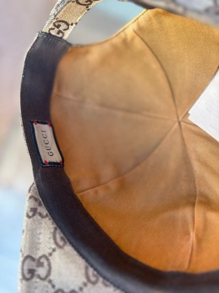 Gorra Gucci Beige y Marrón