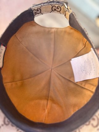 Gorra Gucci Beige y Marrón