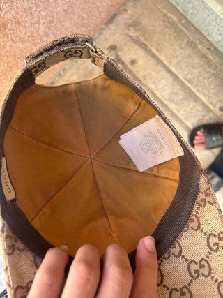 Gorra Gucci Beige y Marrón