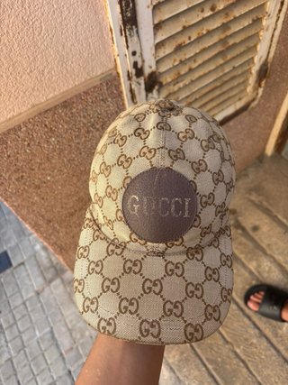 Gorra Gucci Beige y Marrón