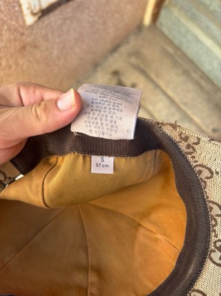 Gorra Gucci Beige y Marrón
