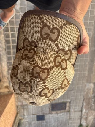 Gorra Gucci Beige y Marrón
