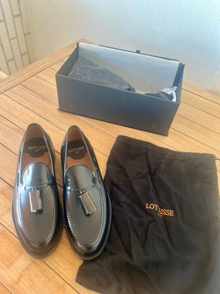Zapatos Lottusse Hombre Negros Nuevos