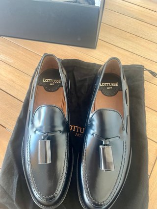 Zapatos Lottusse Hombre Negros Nuevos