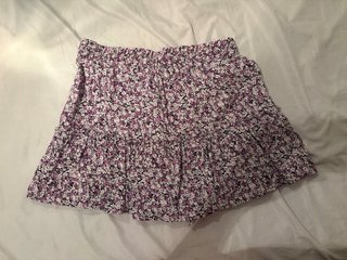 Falda pantalón corta flores