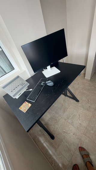 Escritorio Elevable Eléctrico IKEA Negro