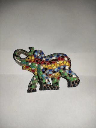 Figura Elefante Vintage Barcino Mosaico