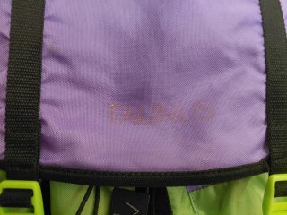 Zaino vintage High Sierra viola e verde