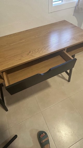 Escritorio moderno madera y metal
