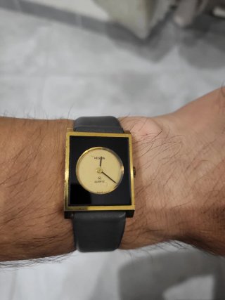Orologio Vintage Veglia Swiss Made Oro Nero
