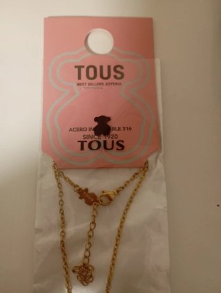 Collar con colgante de oso