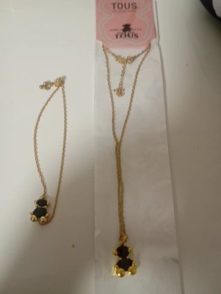 Collar con colgante de oso