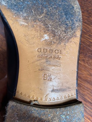 Zapatos Gucci Piel Negro Talla 43
