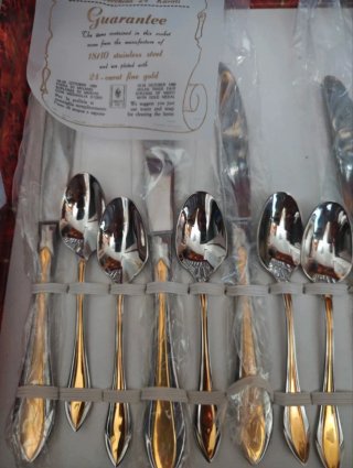 Servizio posate Gottinghen 51 pezzi placcato oro