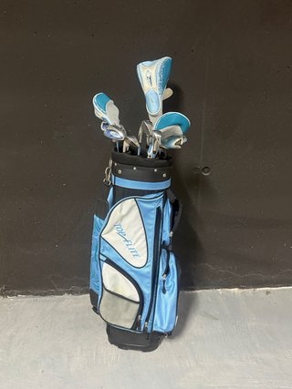 Set Golf Top Flite Mujer + Carro Plegable