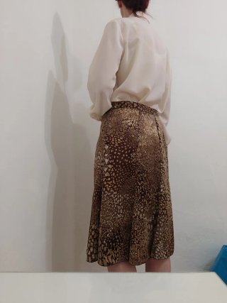 Conjunto Falda y Camisa Estampada