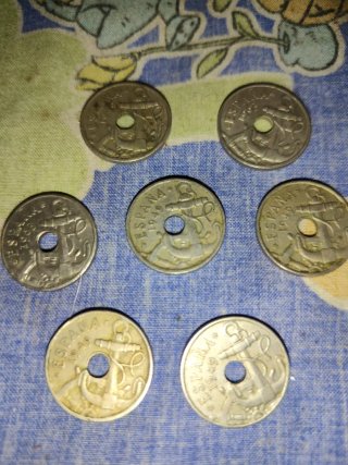 Lote 60 Monedas Céntimos Franco Vintage