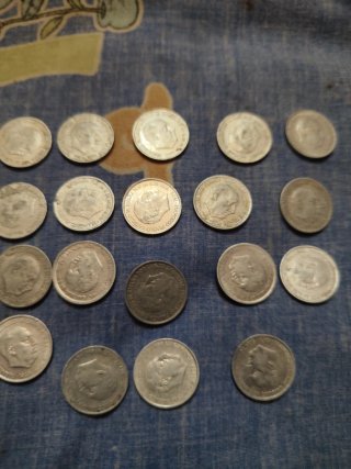 Lote 60 Monedas Céntimos Franco Vintage