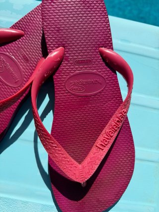 Havaianas color fucsia talla 39/40