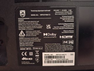 Televisor Philips 50PUS7406/12 Negro