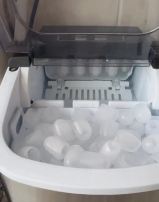 Máquina de Hielo Bullet Acero Inoxidable
