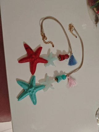Colgante mujer bisutería estrellas de mar 10€ 2