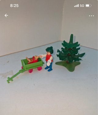 Playmobil niño con carrito