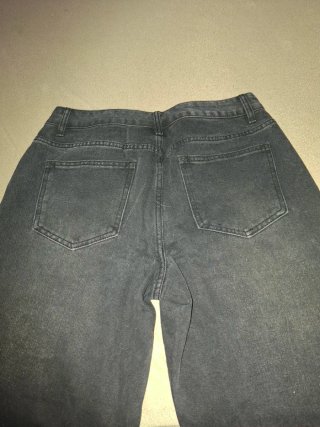 Pantalones vaqueros negros Shein Talla M