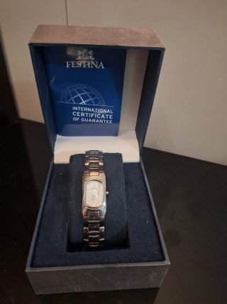 Reloj Festina Mujer Acero Blanco