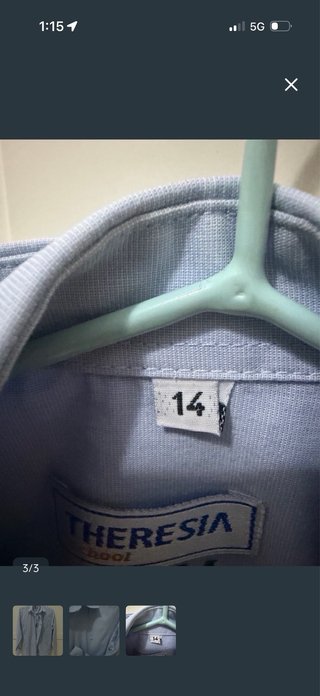 Camisa Attendis Azul Talla 14