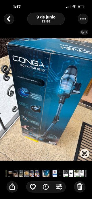 Aspiradora Conga Rockstar 9500