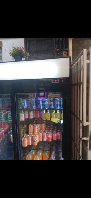 Nevera expositora de bebidas 2 puertas De cristal