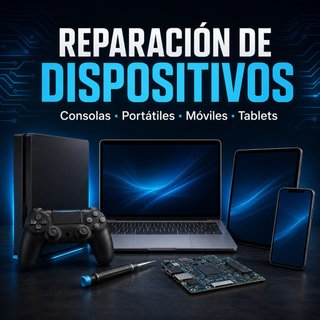 REPARACIÓN DE CONSOLAS, PORTÁTILES, TABLETS Y MÓVI