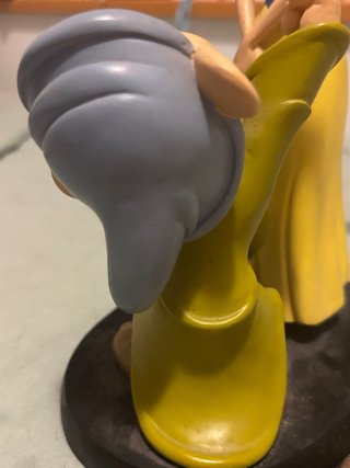 Figura Blancanieves/Mudito .Grande resina. Disney