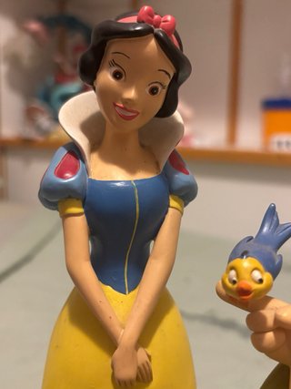 Figura Blancanieves/Mudito .Grande resina. Disney