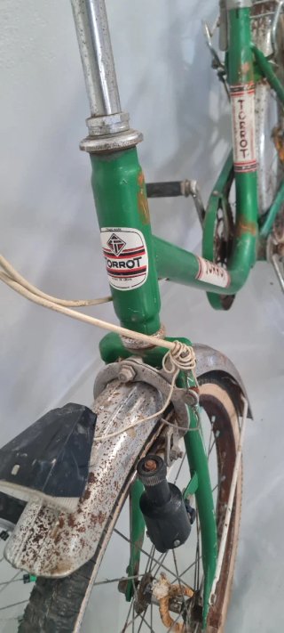Bicicleta Torrot Verde Plegable